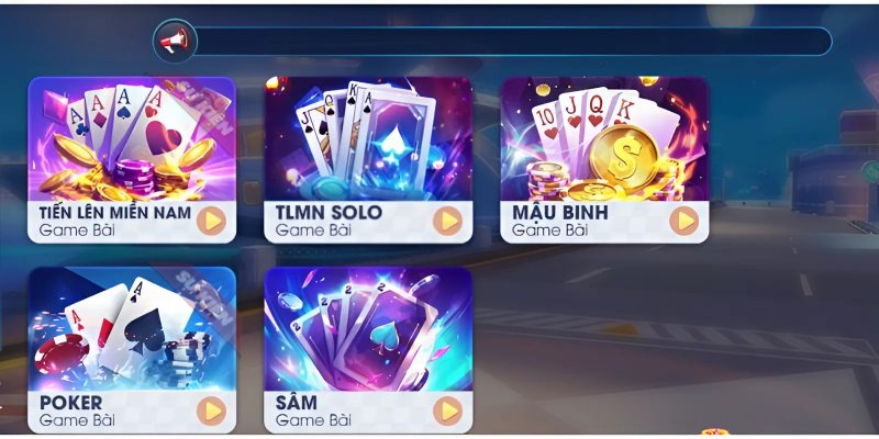 Khám phá sảnh game bài đẳng cấp tại Sumvip 